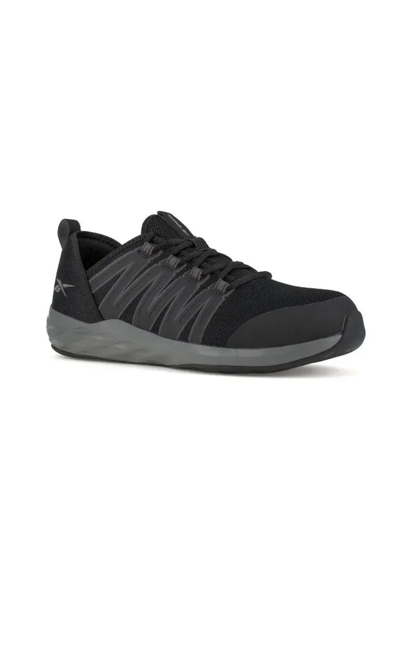 Reebok Men's Astroride Work Athletic Work Shoe Black/Dark Grey 12M